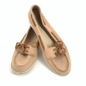 Sperry A/O Skimmer Boats Shoes Size 8 M Womens Rose Gold Beige Classic Preppy
